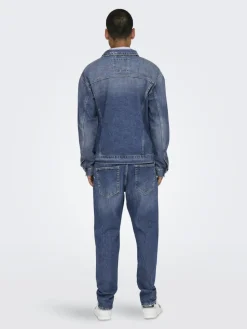 Only and Sons miesten farkkutakki, JUST BOX DNM JACKET Indigo