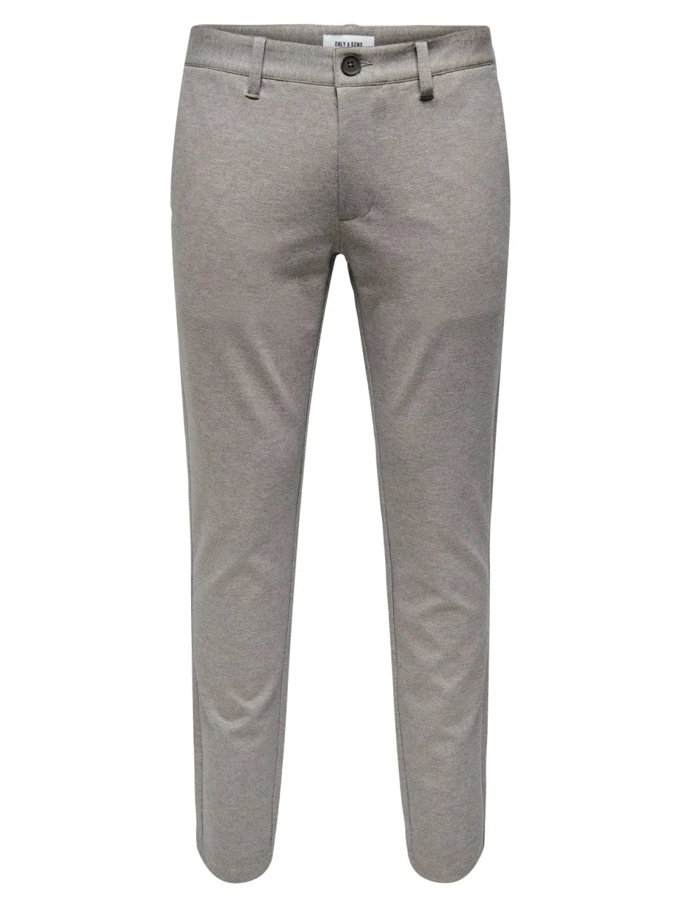 Only and Sons miesten housut ONSMARK SLIM TAP DITSY 2912 PANT NOOS, Tobacco Brown
