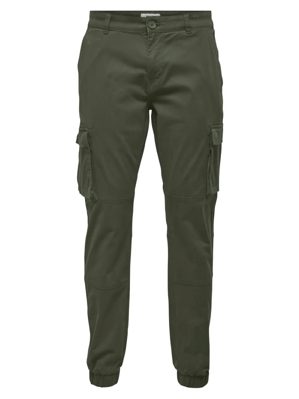 Only and Sons miesten housut, ONSCAM STAGE CARGO CUFF Armeijanvihreä