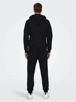 Only and Sons, Miesten Huppari, Ceres Life Zip Nos, musta