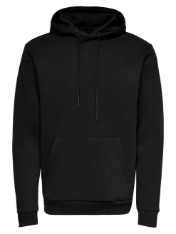 Only and Sons Miesten Huppari ONSCERES LIFE HOODIE SWEAT Musta