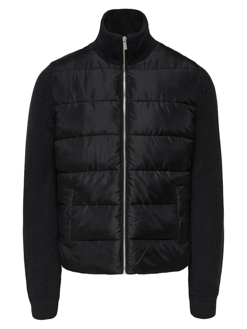 Only and Sons miesten hybriditakki ONSMANE LIFE MIXED JACKET OTW, musta
