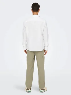 Only and Sons miesten kauluspaita, CAIDEN LIFE REG White