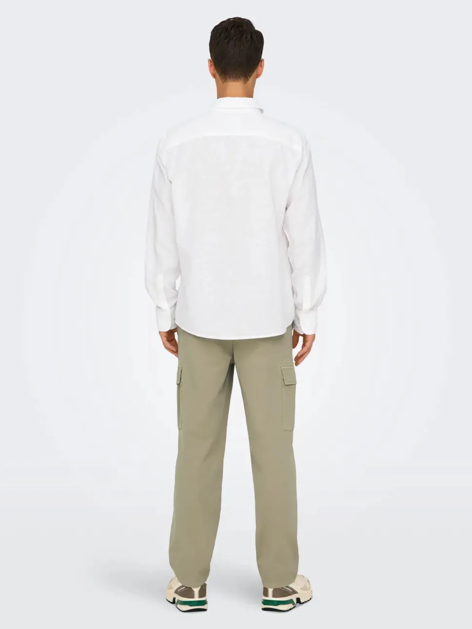 Only and Sons miesten kauluspaita, CAIDEN LIFE REG White