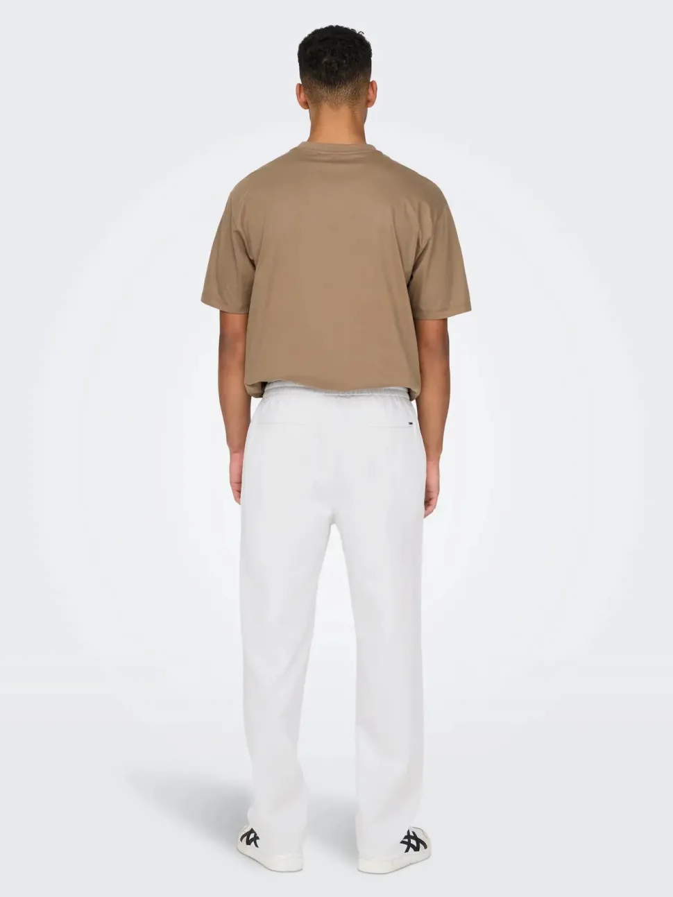 Only and Sons miesten kesähousut, SINUS LOOSE LIN PANT Bright White