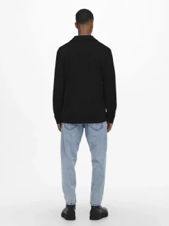 Only and Sons miesten paita, KODYL OVERSHIRT Musta