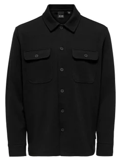 Only and Sons miesten paita, KODYL OVERSHIRT Musta