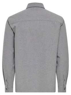 Only and Sons miesten paitatakki ONSVENUS REG OVERSHIRT NOOS, Light Grey Melange