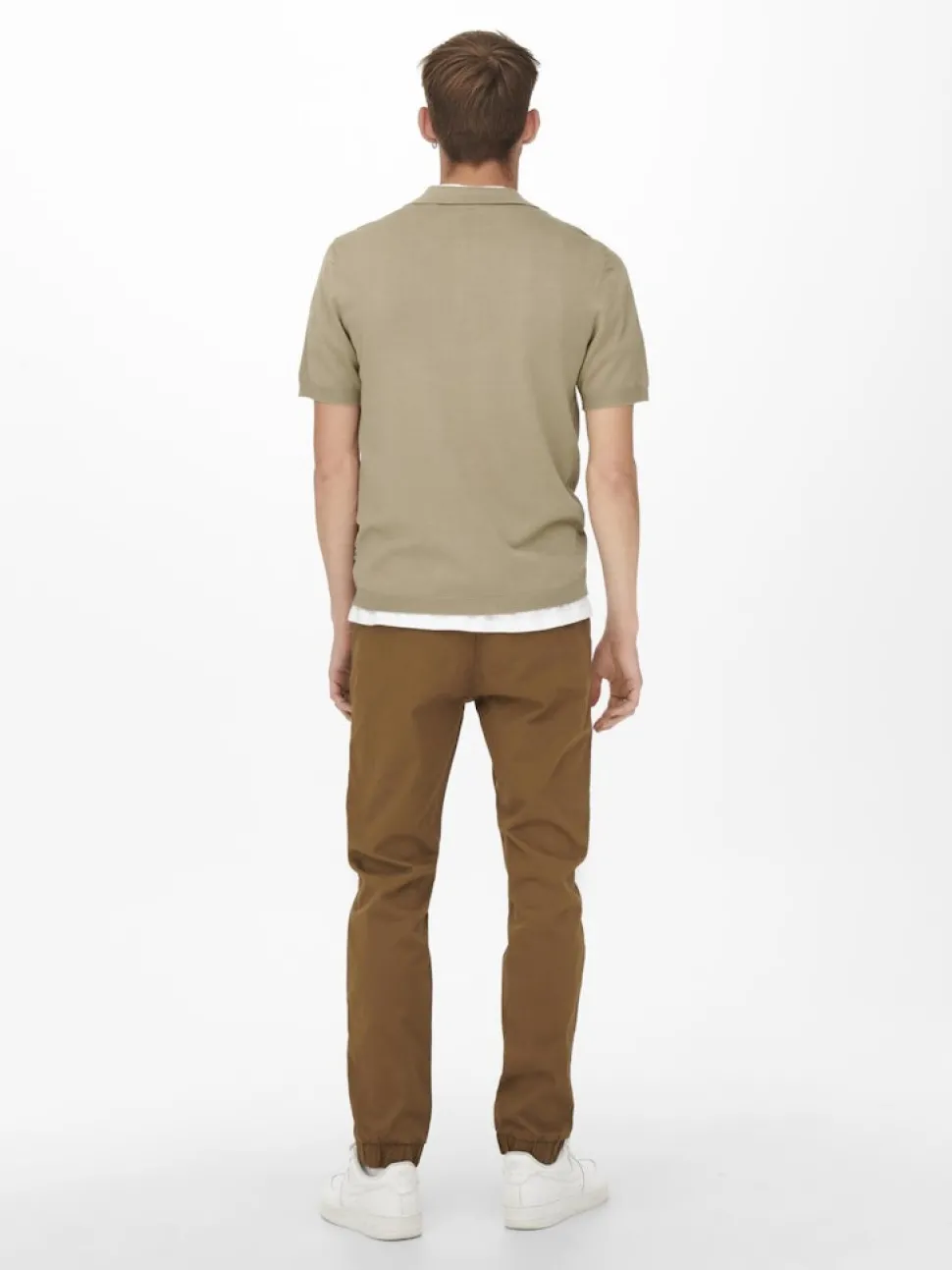 Only and Sons miesten pikeepaita, WYLER LIFE POLO KNIT Beige