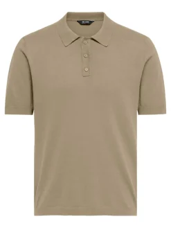 Only and Sons miesten pikeepaita, WYLER LIFE POLO KNIT Beige