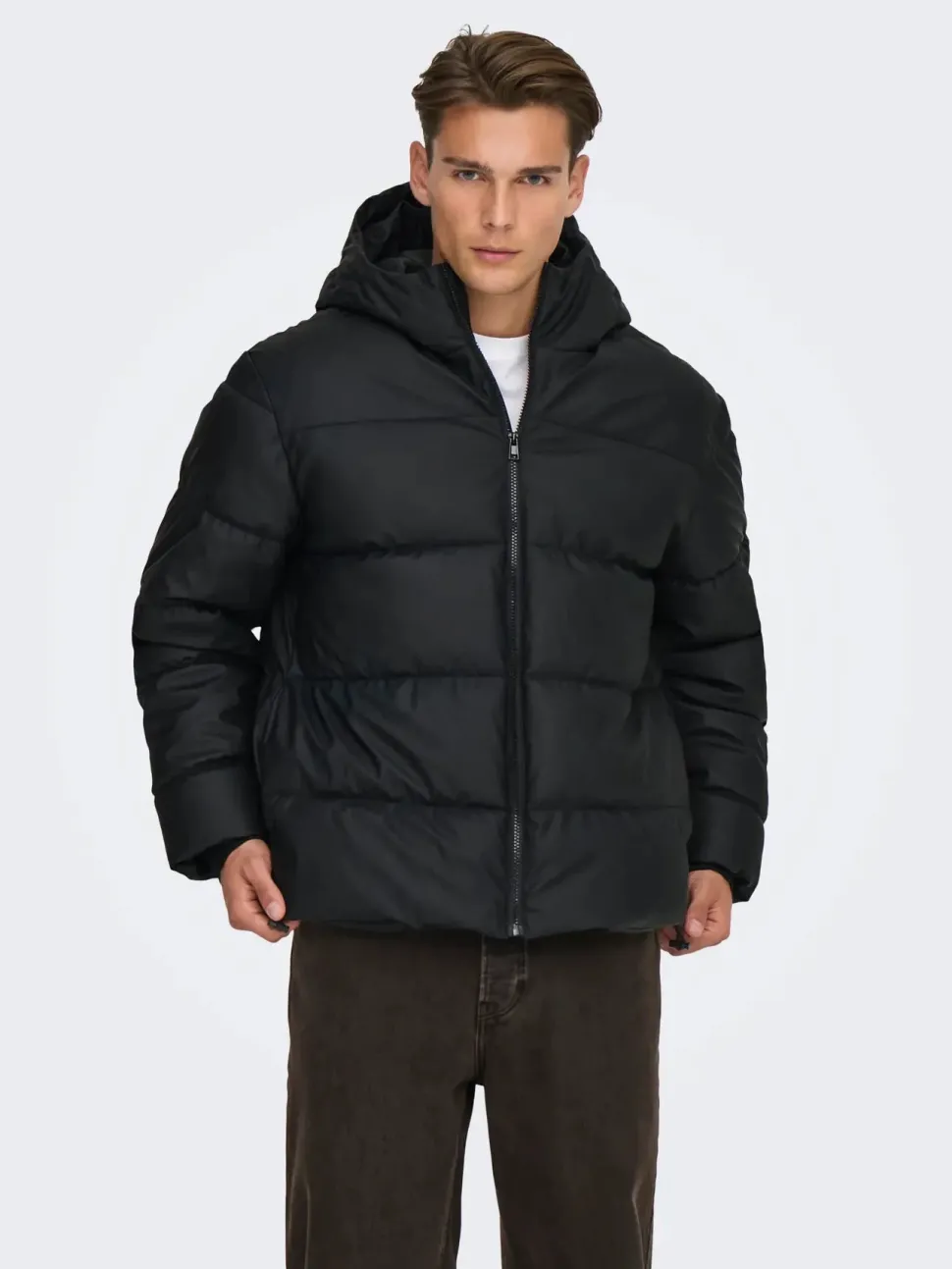 Only and Sons miesten takit ONSMICHAEL WATER REP. PUFFER OTW, musta