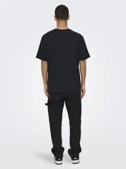 Only and Sons miesten t-paita, OASIS SS RLX TEE Musta