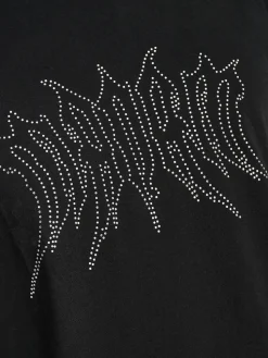 Only and Sons miesten t-paita, RHINESTONE RLX SS TEE Musta