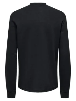 Only and Sons miesten turtle neck paita, ONSAIDAN REG LS SWEAT Jet Black