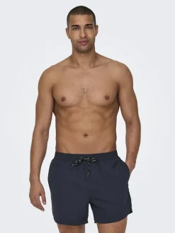 Only and Sons miesten uimashortsit, ONSTED LIFE SHORT SWIM Tummansininen