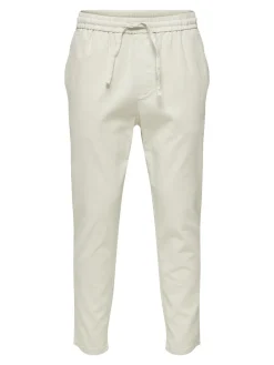 Only and Sons pellavahousut, LINUS CROP Kitti