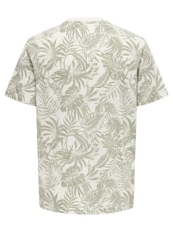 Only and Sons t-paita, PERRY REG LEAF Vihreä