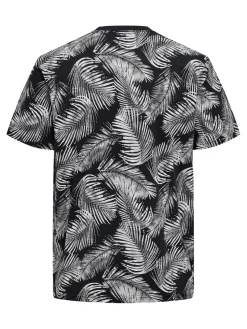 Only and Sons t-paita, PERRY REG LEAF Tummansininen
