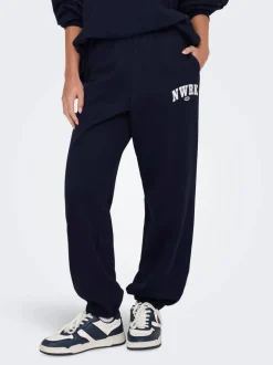 Only Naisten Collegehousut, ONLDEBORAH CLUB PANT Tummansininen