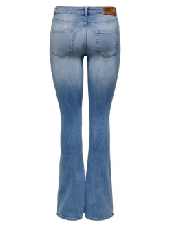 Only naisten farkut ONLBLUSH MID FLARED DNM TAI467 NOOS, indigo