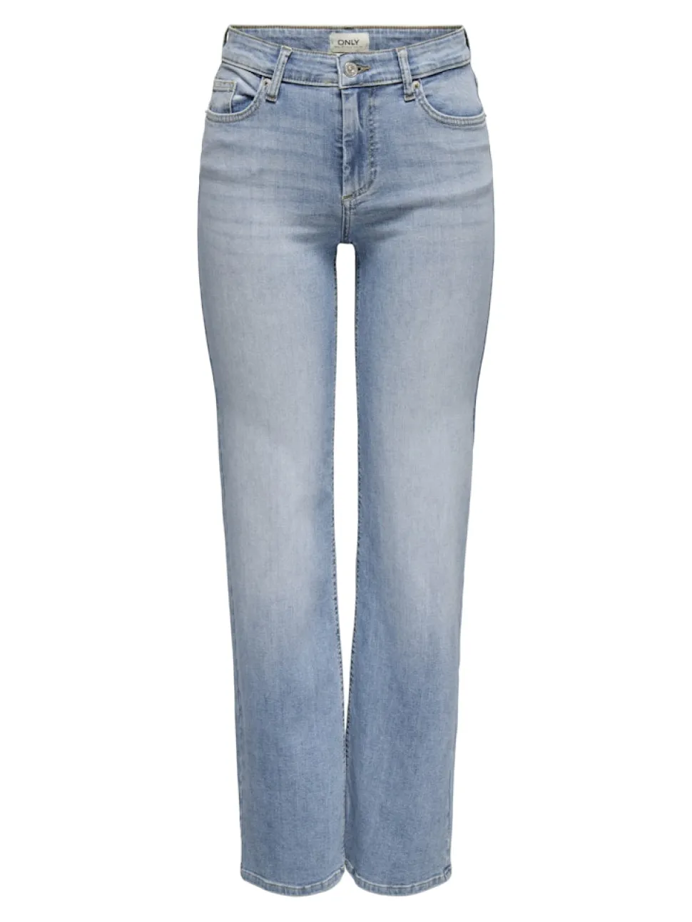 Only naisten farkut ONLBLUSH MID STRAIGHT DNM TAI467 NOOS, vaaleansininen