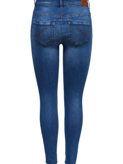 Only Naisten farkut, Paola Highwaist Jeans Indigo