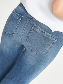 Only Naisten farkut, Paola Highwaist Jeans Indigo