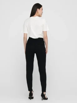Only, Naisten Housut, Poptrash Easy Pant Musta