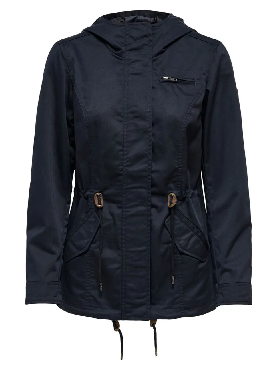 Only, Naisten Kevättakki, Lorca Canvas Parka Tummansininen