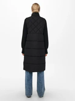 Only Naisten Liivi ONLSTACY QUILTED WAISTCOAT NOOS Musta