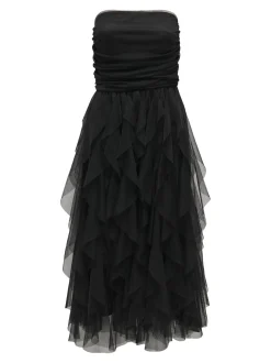 Only naisten mekko, ONLSKY SL LONG DRESS Musta