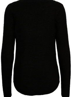 Only Naisten Neule, Geena Xo L/S Pullover Musta