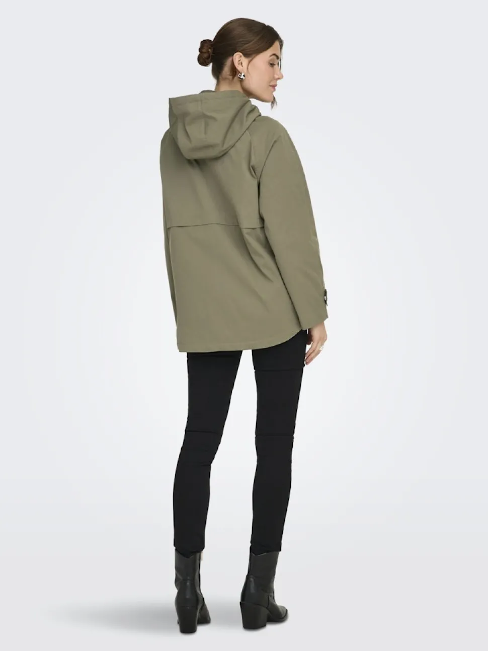 Only naisten takki ONLORCHID Casual Jacket, tummanvihreä