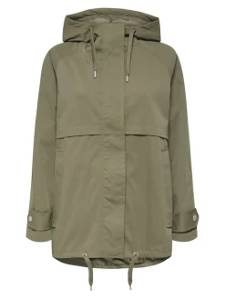 Only naisten takki ONLORCHID Casual Jacket, tummanvihreä