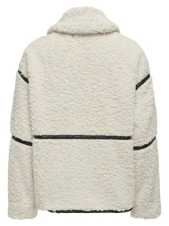 Only naisten teddytakki, ONLPARIS TEDDY JACKET LIFE Valkoinen