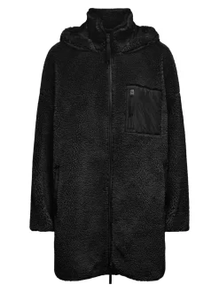 Only Naisten Teddytakki ONLSASCHA SHERPA JACKET CC OTW Musta