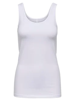 Only toppi, LIVE LOVE TANK TOP Valkoinen