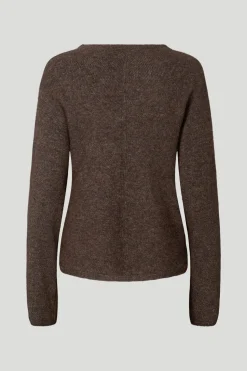 Philosophy Blues Original naisten neulepusero, TORNA KNIT Tummanruskea