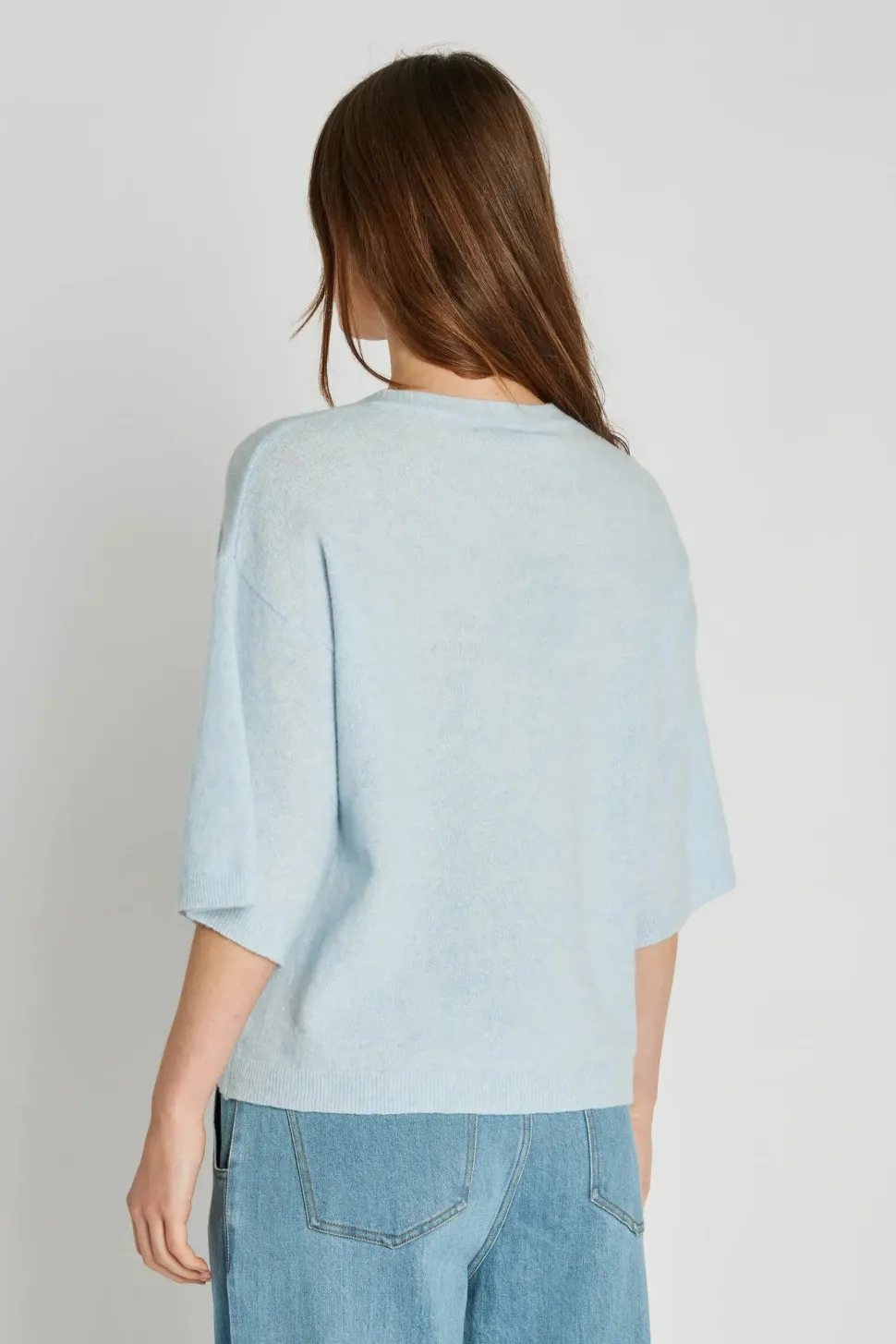 Philosophy Blues Original naisten neulepusero, MONTERO KINT SWEATER Vaaleansininen