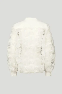 Philosophy Blues Original naisten pusero CIRCLE BLOUSE, valkoinen