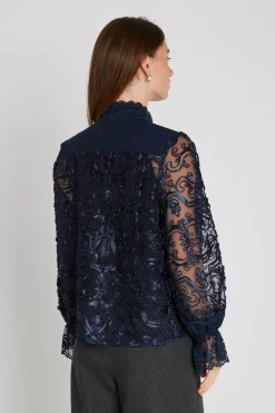 Philosophy Blues Original naisten pusero, ROYAL BLOUSE Tummansininen