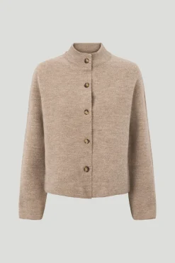 Philosophy Blues Original naisten jakku, MANTRA MEADOW KNIT JACKET Vaalea Beige