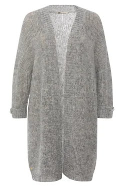 Philosophy Blues Original Naisten Neule, JAYO KNIT CARDIGAN Vaaleanharmaa