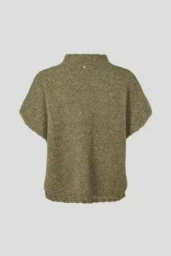 Philosophy Blues Original naisten neuleliivi, VALLIO KNIT VEST Armeijanvihreä