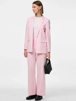 Pieces naisten bleiseri, PCBOZZY LS LOOSE BLAZER Roseate Spoonbill