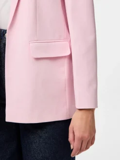 Pieces naisten bleiseri, PCBOZZY LS LOOSE BLAZER Roseate Spoonbill