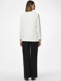 Pieces naisten bleiseri, PCBOZZY LS LOOSE BLAZER Cloud Dancer