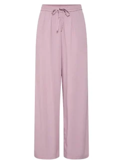 Pieces naisten housut, PCPIA HW WIDE PANTS Dawn Pink