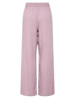 Pieces naisten housut, PCPIA HW WIDE PANTS Dawn Pink