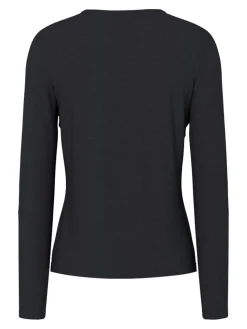 Pieces, Naisten Paita, Sirene LS Tee Black